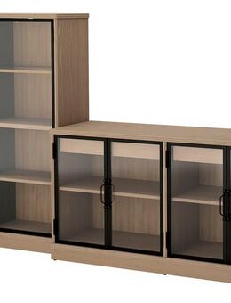 Schrank / Bar IKEA LANESUND Aufbewahrungskombi graubraun - München