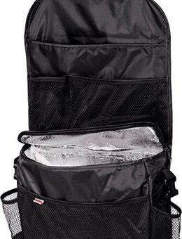 Hama Auto-Rückenlehnentasche Automotive Organizer mit Iso-Fach, Schwarz Auto-Organizer