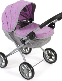 CHIC2000 Puppenwagen Lilli, Melange lila, zusammenklappbar