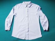 PIUELLI Trachten Hemdbluse - Trachten Dirndl Hemd / Blouse „blau“ Gr. 38 - Andernach