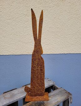 Edelrost Hase modern Langohr 3 Größen Frühling - Kraftisried