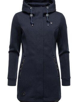 Ragwear Kapuzensweatjacke Letti Bonded Sportliche Kapuzenjacke in Feinstrick-Optik