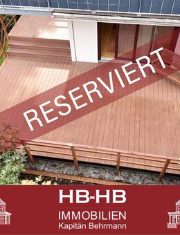 Traum-Terrasse mit 4-Zimmer-Wohnung und Garage in Schwachhausen. - Bremen