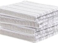 DDDDD Spültuch Stripe, 30x30 cm, aus 100% Baumwolle, (Set, 4-tlg), mit luxuriöser Rippenstruktur und optimale Feuchtigkeitsaufnahme