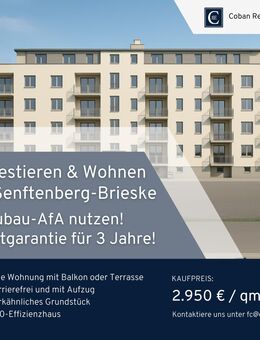 Altersgerechte Wohnanlage, neu saniert, E 40, Neubau AfA möglich - Senftenberg