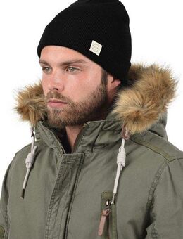 Blend Strickmütze BHScam Mütze mit Logobadge