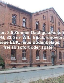 Hitzacker: Frisch renovierte 3,5 Zimmer Dachgeschosswohnung - Hitzacker (Elbe)