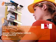 Meister / Facharbeiter (m/w/d) Elektrotechnik - Landshut