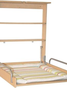 roba® Wickelregal Wandwickelregal klappbar, inkl. Wickelunterlage Dschungelbaby, zur Montage an die Wand