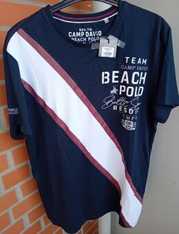 T-Shirt Camp David Gr.XXL/52/54 NEUWARE OVP 1A Blau Stickerei OHZ VS - Osterholz-Scharmbeck