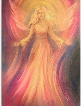 Artland Wandbild Engel Licht Liebe - Spirituelle Malerei, Religion (1 St), als Alubild, Outdoorbild, Leinwandbild, Poster, Wandaufkleber