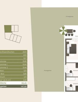 NEU - 4-Zimmer Erdgeschoss mit 150m² Garten! (WE 03) - Freiburg (Breisgau)