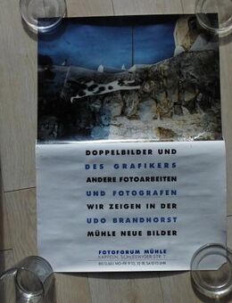 Udo Brandhorst Grafiker+Fotograf signiert Poster zur Ausstellung in Kappeln 1988 5,- - Flensburg