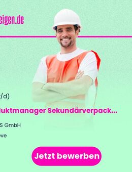 Produktmanager Sekundärverpackungen (m/w/d) - Kleve (Nordrhein-Westfalen)