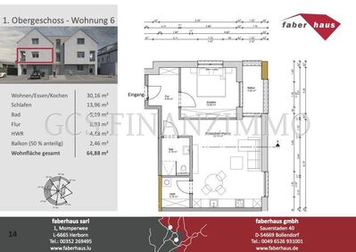 Hochwertige Neubauwohnung in Kordel, KfW 40 EE und ISB förderfähig, provisionsfrei