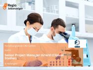 Senior Project Manager m/w/d (Clinical Studies) - Rellingen