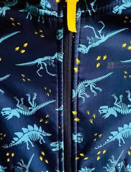 Regenjacke 5-6 Jahre Dinosaurier blau/gelb - Dorfen