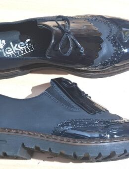 Halbschuh / Slipper - rieker - Gr. 40 - 1 x getragen - Sohle saub - Petersberg (Hessen)