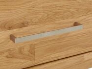 Home affaire Wohnwand Ribe,Fronten Massivholz,Korpus Holzwekstoff,viel Stauraum, (Set, 5-St), Glaseinsatz aus gehärtetem Glas,Böden teilweise versetzbar