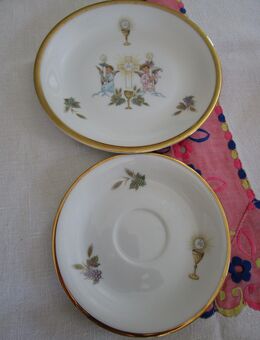 Porzellan Teller Vohenstrauss Kuchen-Teller und kleiner Unterteller für Tasse - Weichs