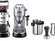 De'Longhi Espressomaschine ECKG6821.M, Siebträger, inkl. Kaffeemühle, Tamper, Abschlagbox+ Kännchen