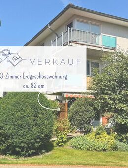 Schöne 3-Zimmer Erdgeschosswohnung in ruhiger und zentraler Wohnanlage - Soltau