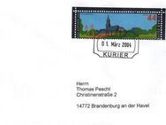 Blitz-Kurier: MiNr. 2, 01.03.2004, "Landesgartenschau Rathenow 2006", Wert zu 0,44 netto, Ersttagsbr - Brandenburg (Havel)