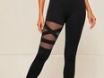 Leggings neu mit Netz inkl Tanga m/l in 73432