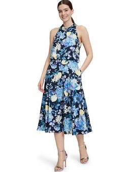 Vera Mont Cocktailkleid Vera Mont Damen Cocktailkleid mit Stehkragen Druck