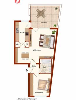Windberg! 2 Raum ETW / Dachterrasse /TG-Platz - Mönchengladbach