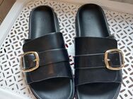 Sandalen 40 schwarz Gold - Bestensee