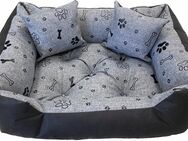 XXL Hundebett Hundekissen Tierbett Katzenbett Hundekorb Schlafplatz 100x75cm Set4527 - Wuppertal