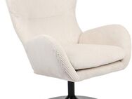 HELA Loungesessel SAMOS (1-St), Sessel,drehbar,Trompetengestell,Microfaser Breitcord,Armlehnen