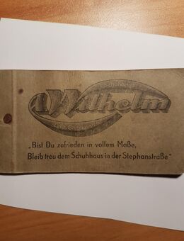 Notizblock, Notizblock mit Kalender, Schuhhaus, Sammeln, Vintage - Damme