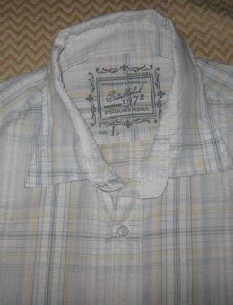 NEU * Freizeit * Business * Crinkel * Knitter * Karo * Kurzarm * Hemd "Vintage Apparel Estab 1972" Gr. 41- 42/ M- L * Pastell * - Riedlingen