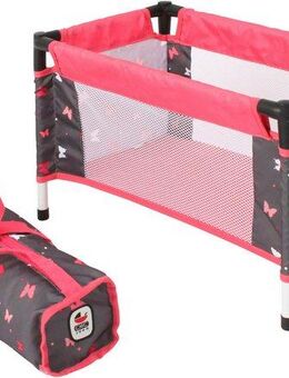 CHIC2000 Puppenbett Puppen-Reisebett, Butterfly, mit Tragetasche