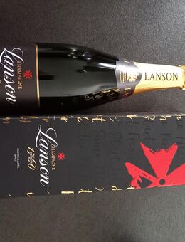 Champagne Lanson 1760 Le Black Label Brut 0,75 Liter mit Geschenkpackung Champagne Lanson 1760 - Jüchen