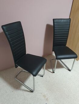 2x Kunstleder Stühle fast neu - Espenau