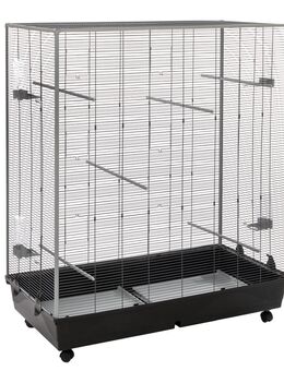 TIAKI Vogelkäfig 120 - L 120 x B 59 x H 132 cm