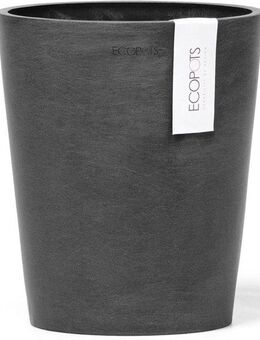 ECOPOTS Blumentopf Morinda Orchidee 17 Dunkelgrau, für den Innenbereich