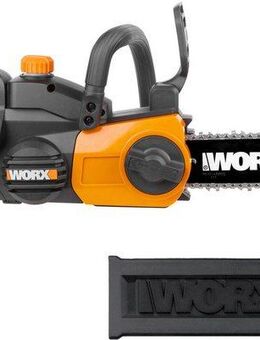 Worx Akku-Kettensäge WG322E.9, 25 cm Schwertlänge, automatische Kettenspannung, ohne Akku und Ladegerät