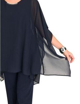 HERMANN LANGE Collection Blusenponcho mit weiten Ärmeln