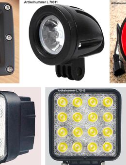 LED Arbeitsscheinwerfer/Offroadstrahler, versch. Modelle, ab 18,00 € - Polch