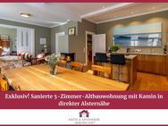 Exklusiv! Sanierte 5-Zimmer Altbauwohnung mit Kamin in direkter Alsternähe - Hamburg
