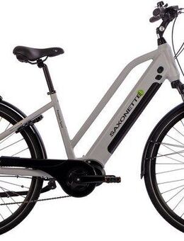 SAXONETTE E-Bike Trekkingrad Premium Sport (Trapez), 10 Gang, Kettenschaltung, Mittelmotor, 522 Wh, Pedelec, Elektrofahrrad für Damen