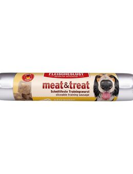 Fleischeslust meat & treat Trainingswurst - Sparpaket: Käsewurst 6 x 80 g