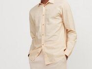 Jack & Jones Langarmhemd JJESUMMER LINEN BLEND SHIRT LS SN