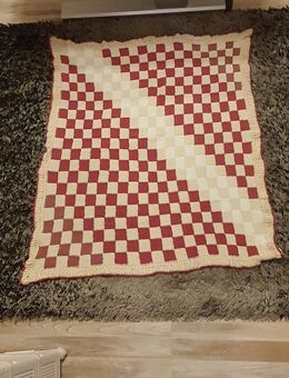 Hand gemachte,selbst gehäkelte Baby decke mit verschiedene Farben,Handarbeit, - Saarbrücken