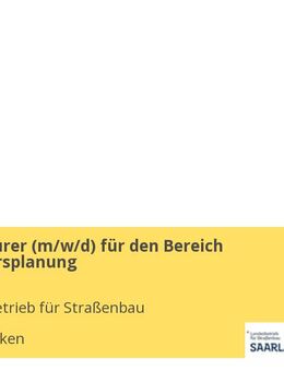 Projektsteurer (m/w/d) für den Bereich Radverkehrsplanung - Saarbrücken