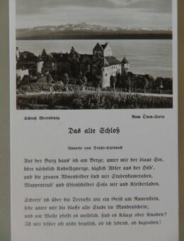 Foto-Postkarte Schloss Meersburg, ca. 1950er-Jahre - Münster
